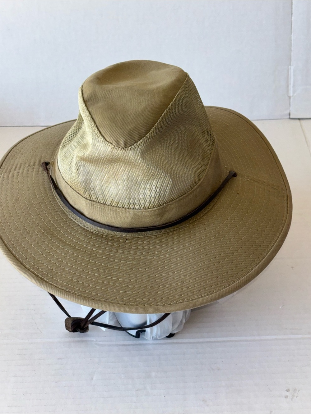 Men's Breathable Outdoor Safari Hat in Tan